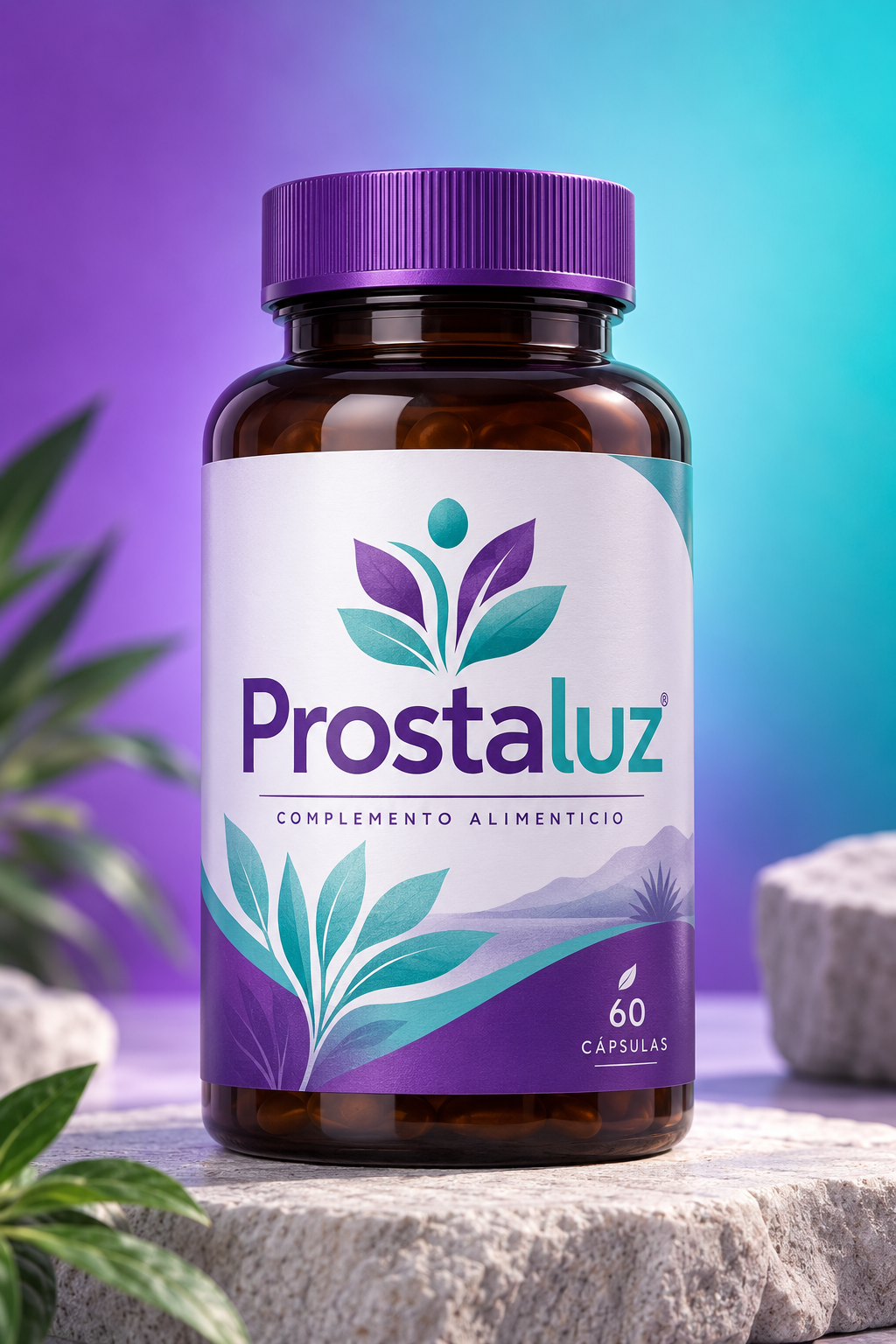 Frasco Prostaluz, fórmula botánica de 60 cápsulas